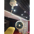 Single dome halogen operating lamps ceiling type